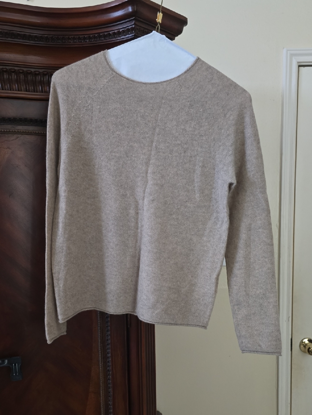 Everyday Crewneck Sweater in Taupe